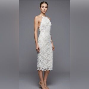 Stone Cold Fox Stunning Backless Midi Dress in size 1.